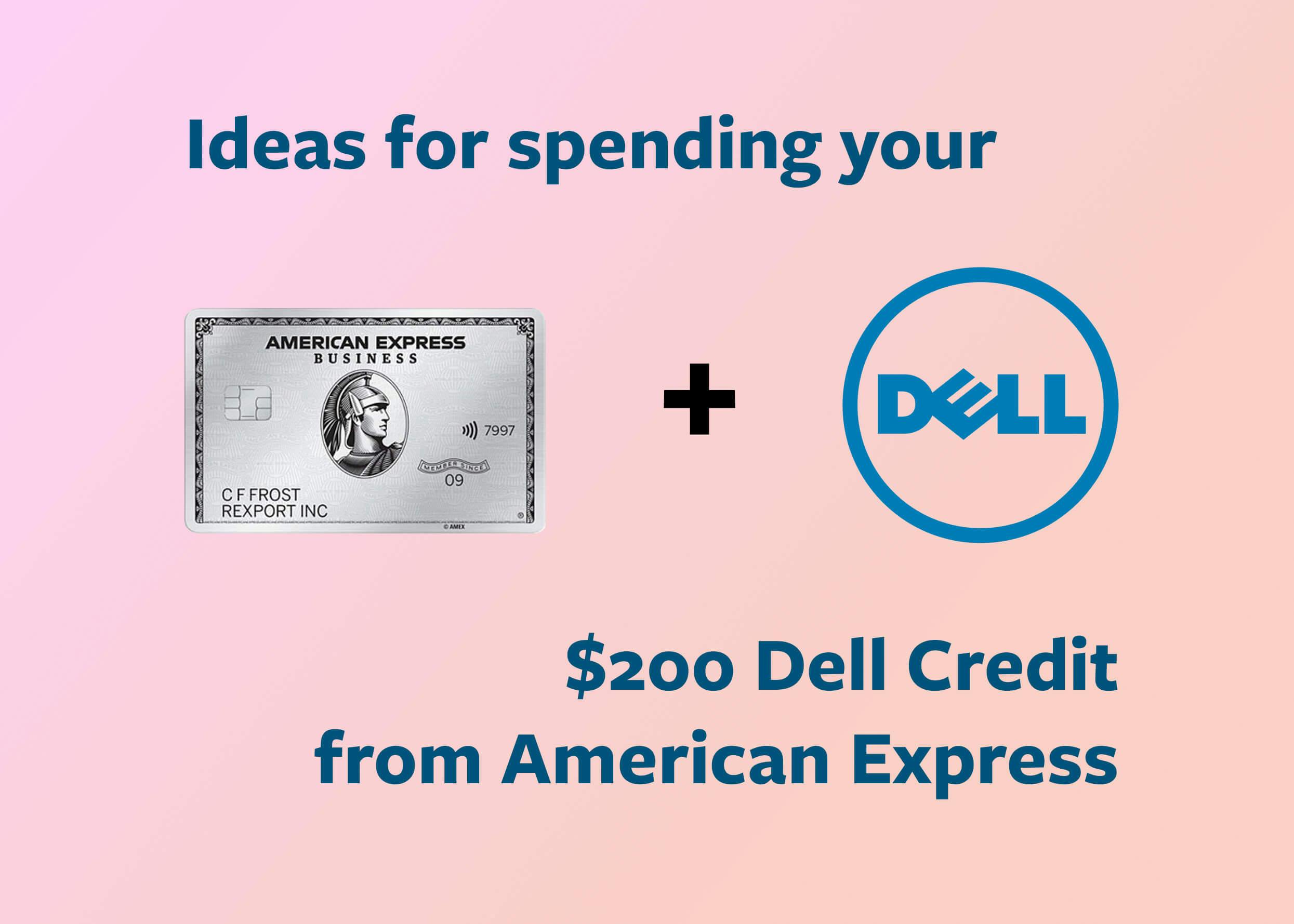 american express and dell logos